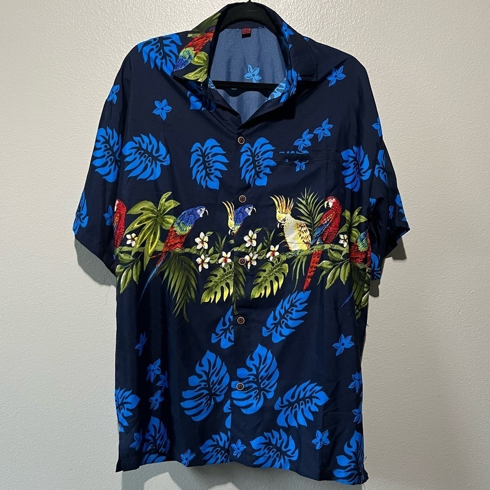 Unknown Brand- NEW Men’s Colorful Tropical Hawaiian Shirt Size XXL